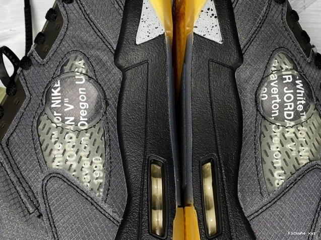 Off-White x Jordan CT8480-001 Air 5 Black 0822